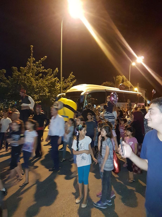 مسيرة رمضانية بمشاركة واسعة في كفر برا